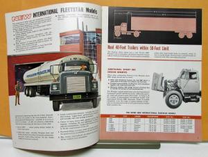 1963 International Harvester Truck Fleetstar Model 1900 2000 Sales Brochure
