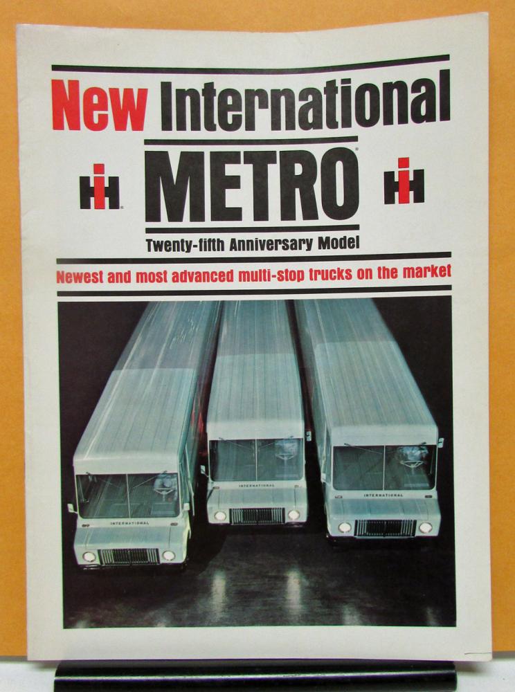 1965 International Harvester Metro Truck 25th Anniversary Model Sales Brochure
