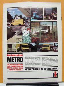 1965 International Harvester Metro Truck 25th Anniversary Model Sales Brochure