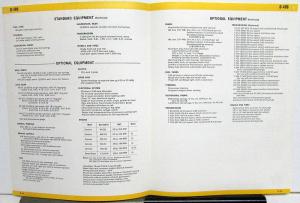1966 International Harvester Truck Model D 400 Specification Sheet Folder