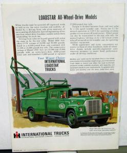 1965 International Harvester Truck Loadstar Model 1600 1700 Sales Brochure