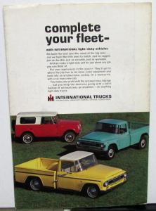 1967 International Harvester Truck Model 2000A 2100A IH Sales Brochure