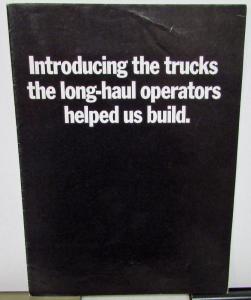 1972 International Harvester Transtar Truck Model 4200 4300 Sales Folder
