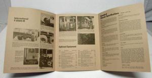 1973 International Harvester Mixer Truck Model F 8500 M Sales Folder
