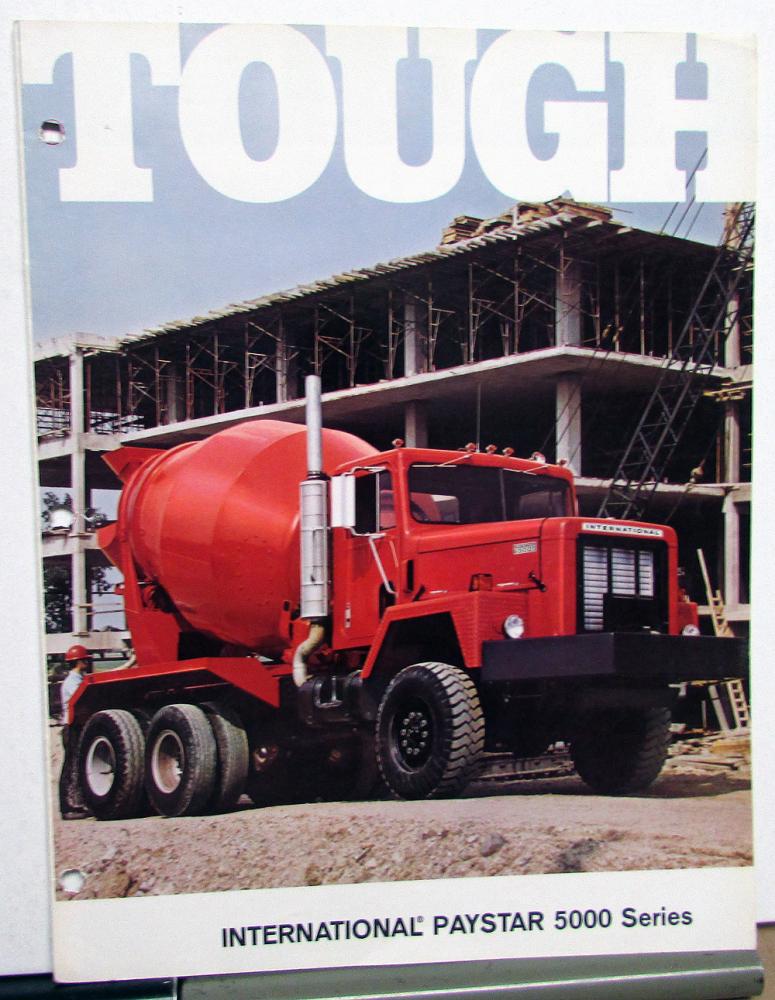 1973 International IHC Paystar Truck 5050 5070 Sales Brochure & Specifications