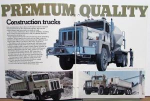 1973 International IHC Paystar Truck 5050 5070 Sales Brochure & Specifications