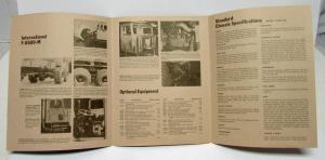 1974 International Harvester Mixer Truck Model F 8500 M Sales Folder