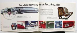 1950 Ford V8 Deluxe & Custom Deluxe Coupe Car Wagon Sedan Sales Brochure Orig