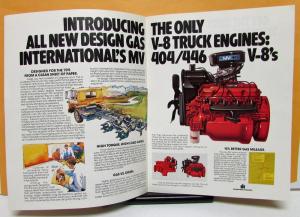 1975 International Harvester MV 404 446 V8 Engines Sales Brochure