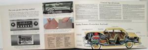 1954 Ford Mainline Customline Crestline Cars XL Sales Brochure Original Color