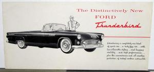 1955 Ford Thunderbird Sales Folder The Distinctively New Ford TB Original