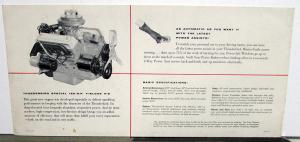 1955 Ford Thunderbird Sales Folder The Distinctively New Ford TB Original