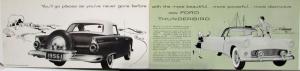 1956 Ford Thunderbird V8 Lifeguard Design Sales Folder Original