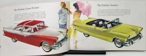 1956 Ford Fairlane Prestige Sales Brochure Watercolor Illustrations Cover Orig