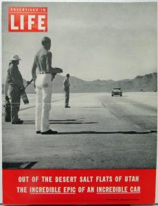 1957 Ford Fairlane Bonneville Salt Flats Ad From Life Magazine Original Reprint