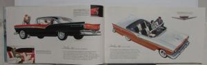 1957 Ford Fairlane & Fairlane 500 Prestige Color Sales Brochure Original XL