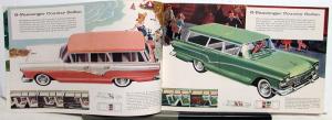 1957 Ford Station Wagons Sales Brochure Country Squire Sedan Del Rio Ranch