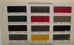 1938 Ford Truck Paint Chips