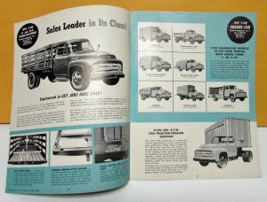 1953 Ford Truck Model F 500 Sales Brochure and Specifications