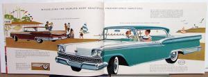 1959 Ford Fairlane 300 500 Sedan Skyliner Sunliner Victoria Custom 300 Brochure