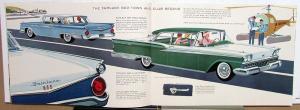 1959 Ford Fairlane 300 500 Sedan Skyliner Sunliner Victoria Custom 300 Brochure