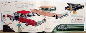 1959 Ford Fairlane 300 500 Sedan Skyliner Sunliner Victoria Custom 300 Brochure