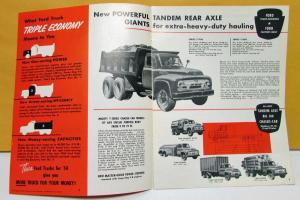 1954 Ford Truck Model T 700 800 Sales Brochure and Specifications
