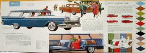 1959 Ford Country Sedan Squire Ranch Station Wagon Sales Brochure XL Rev 10 58