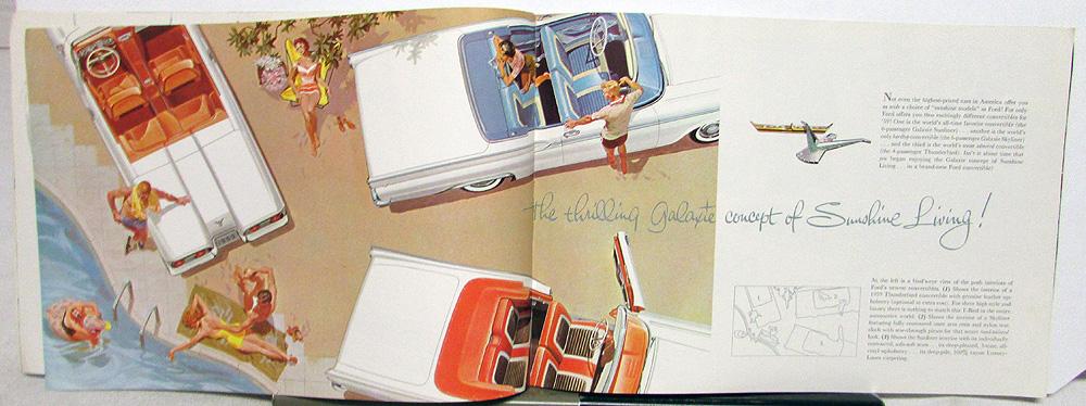1959 Ford Galaxie Victoria Crown Town Sedan Sunliner Skyliner