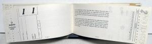 1968 Chevrolet Owner Protection Plan Impala/Caprice V8 Protect-O-Plate Booklet