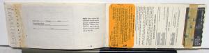 1968 Chevrolet Owner Protection Plan Impala/Caprice V8 Protect-O-Plate Booklet