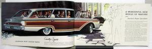 1960 Ford Station Wagon Country Squire Sedan Ranch Original Color Sales Brochure