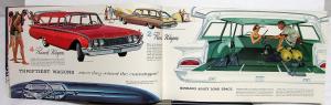 1960 Ford Station Wagon Country Squire Sedan Ranch Original Color Sales Brochure