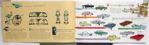 1960 Ford Station Wagon Country Squire Sedan Ranch Original Color Sales Brochure