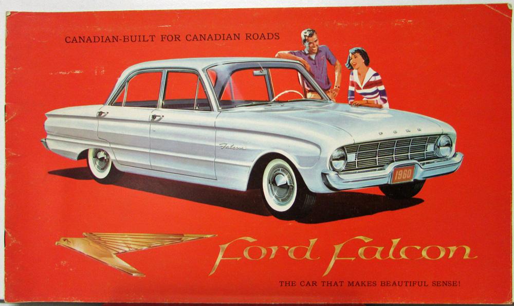 1960 Ford Falcon Car Canadian Original Color Sales Brochure CANADA