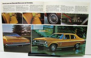 1970 Chevrolet Nova Canadian Sales Brochure SS Super Sport