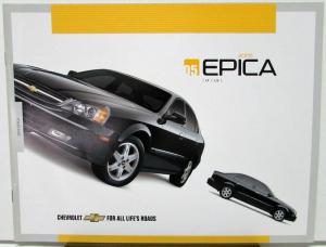 2005 Chevrolet Epica Canadian Sales Brochure LT LS