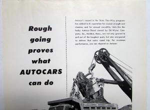 1952 Autocar Ad Proof Commercial Diesel Dump Truck Engineering News Record