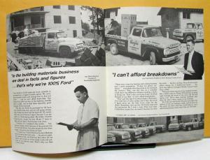 1959 Ford Truck Canada Letter and Testimonials Sales Brochure