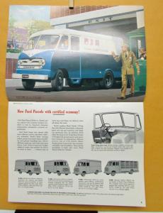 1960 Ford Parcel Delivery Truck Model P 350 400 500 Sales Brochure Original