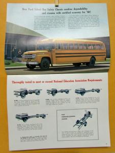 1960 Ford Truck Model B 500 600 700 750 School Bus Sales Brochure