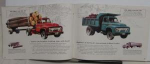 1954 Ford Truck Series F T C B P Series X-Large Color Sales Brochure Original