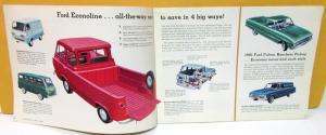 1961 Ford Truck Full Line Sales Brochure From Econoline To Diesels Pickup Van