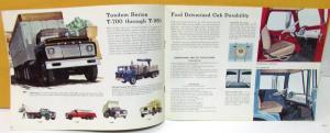 1961 Ford Truck Full Line Sales Brochure From Econoline To Diesels Pickup Van