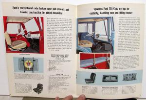 1961 Ford Truck Conventional & Tilt Cab 850 950 1000 1100 Sales Brochure Orig