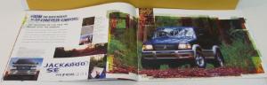 2002 Holden Jackaroo & Monterey Range Australian Dealer Sales Brochure Large