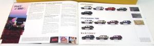 2002 Holden Jackaroo & Monterey Range Australian Dealer Sales Brochure Large