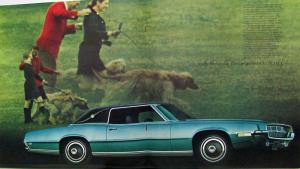 1969 Ford Thunderbird Color Sales Brochure Over Sized Original