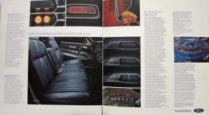 1969 Ford Thunderbird Color Sales Brochure Over Sized Original