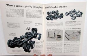 1962 Ford Tandem Axle Truck Model T 700 750 800 850 950 Sales Brochure Original